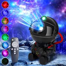 Rocket Astronaut LED Star Galaxies Projector Lamp For Decoration Bedroom Room Decor Kids Gift